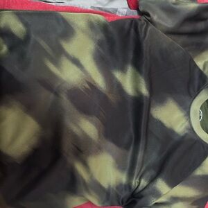 Athletic Works Green Camouflage Tee